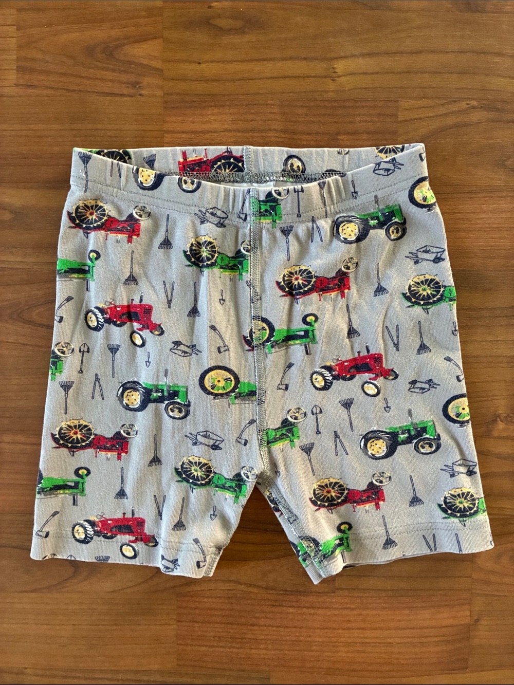 Hanna Andersson PJ bottoms,
Red & Green Tractor Print